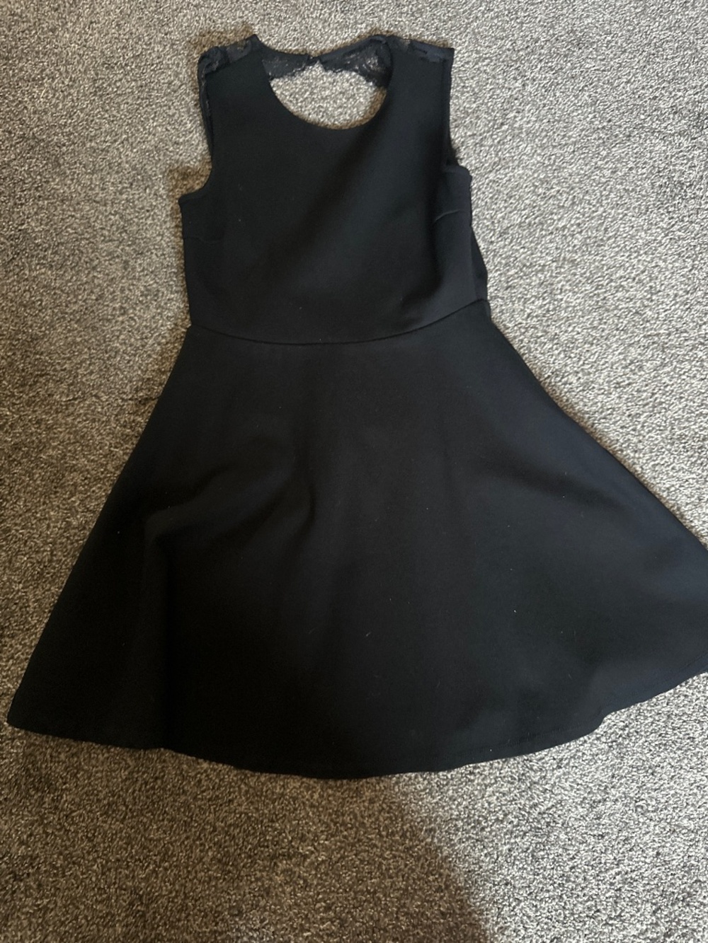 Black little dress with lace